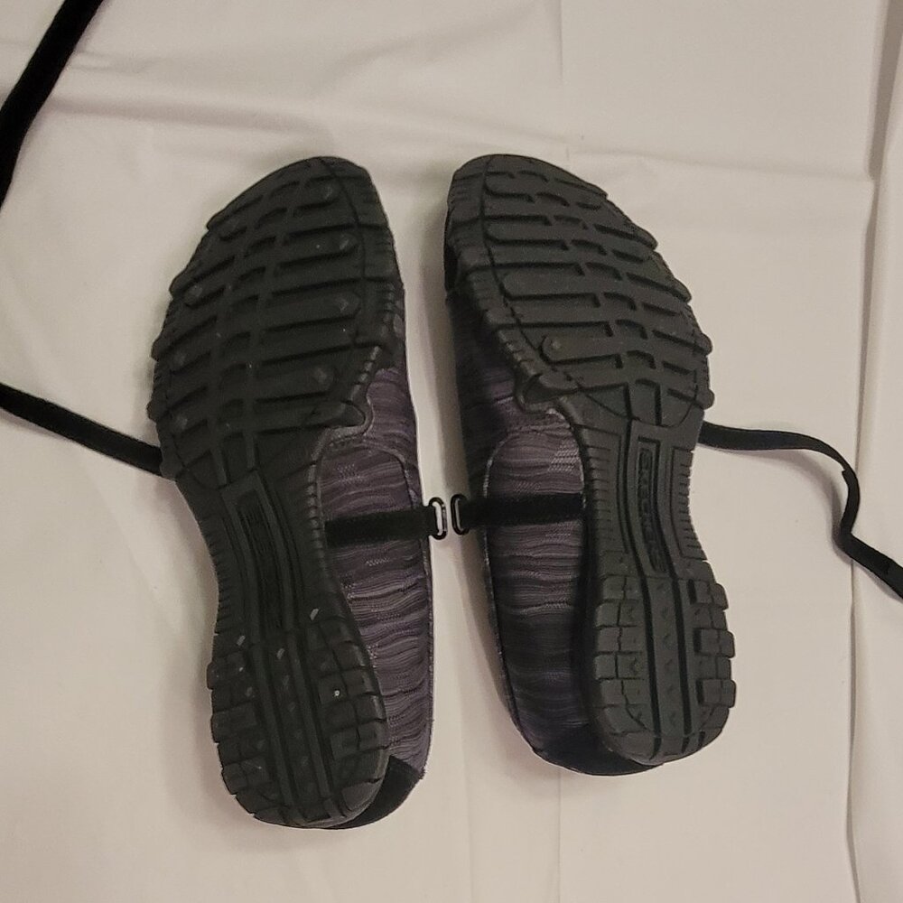 Black Mary Janes Skechers Memory Foam Womens Size 6 - Picture 7 of 15